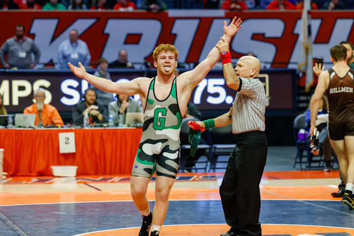 Illinois state wrestling championships February 18 2023 Nate Latsch 15360